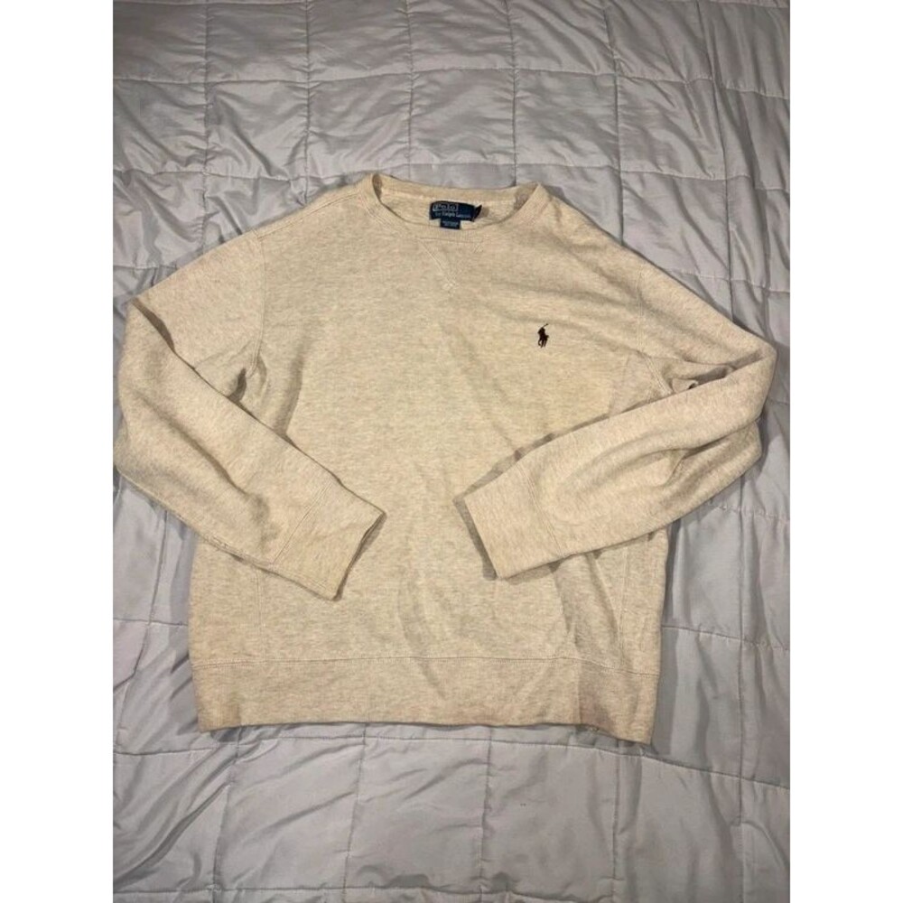 Polo Ralph Lauren 100% Cotton Crewneck Sweater Sz Large